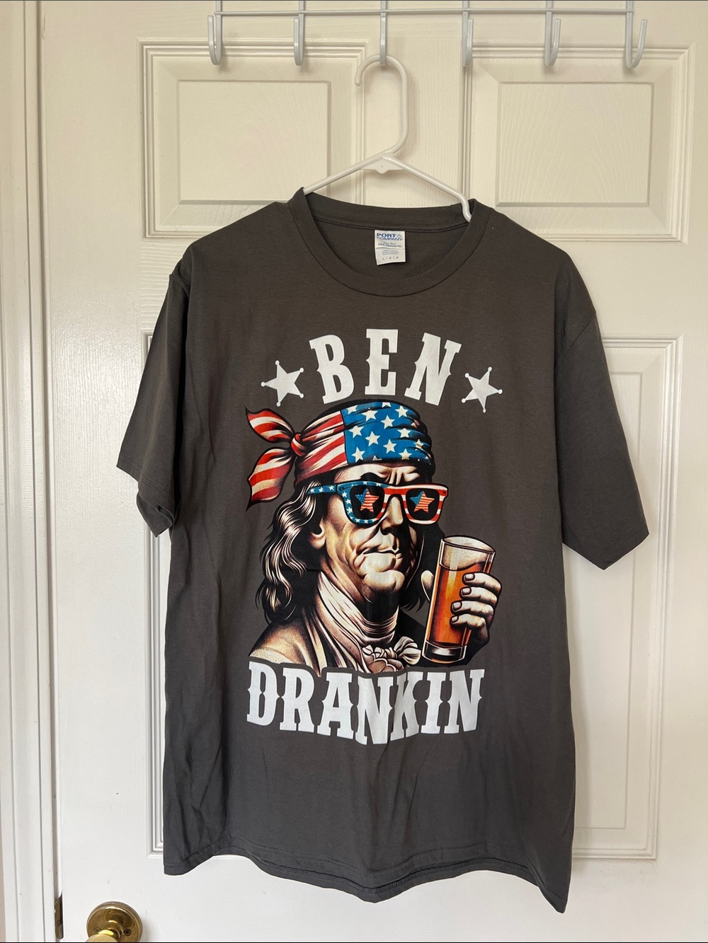 Ben Drankin Short Sleeve Graphic Tee - Dark Gray